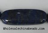 CNL489 15.5 inches 18*48mm oval natural lapis lazuli gemstone beads