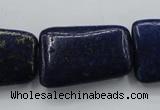 CNL675 15.5 inches 20*30mm trapezoid natural lapis lazuli beads