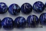 CNL717 15.5 inches 14mm round natural lapis lazuli gemstone beads