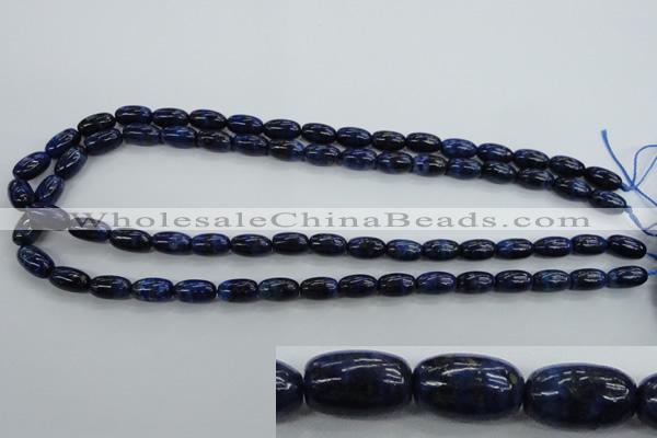 CNL891 15.5 inches 7*12mm rice natural lapis lazuli gemstone beads