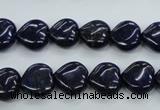 CNL932 15.5 inches 12*12mm heart natural lapis lazuli gemstone beads