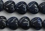 CNL935 15.5 inches 16*16mm heart natural lapis lazuli gemstone beads