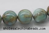 CNS26 16 inches 14mm round natural serpentine jasper beads wholesale