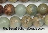 CNS331 15.5 inches 6mm round serpentine jasper beads wholesale