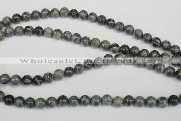 CNS402 15.5 inches 8mm round natural serpentine jasper beads