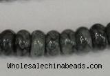 CNS412 15.5 inches 5*8mm rondelle natural serpentine jasper beads