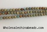 CNS701 15.5 inches 6mm round serpentine jasper beads wholesale