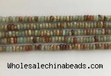 CNS712 15.5 inches 2*4mm rondelle serpentine jasper beads wholesale