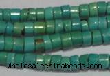 CNT218 15.5 inches 3.5*4.5mm heishi natural turquoise beads wholesale