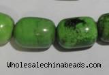 CNT253 15.5 inches 8*24mm rondelle natural turquoise beads wholesale