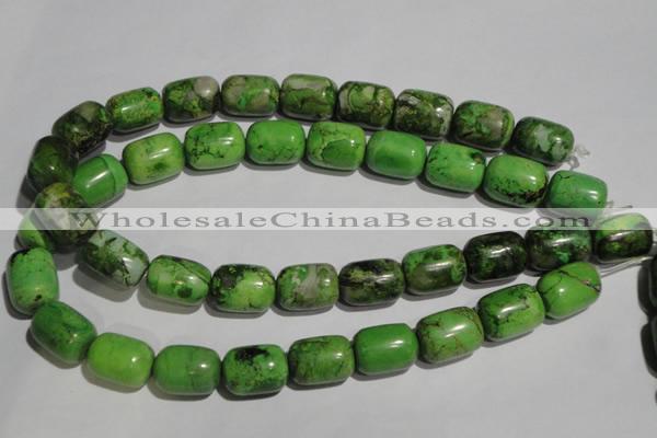 CNT253 15.5 inches 8*24mm rondelle natural turquoise beads wholesale