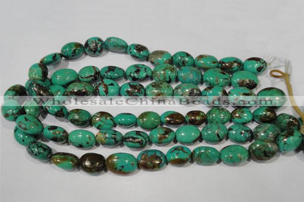 CNT265 15.5 inches 15*18mm nuggets natural turquoise beads wholesale