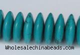 CNT28 16 inches 7*24mm rondelle natural turquoise beads wholesale