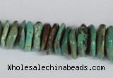 CNT30 16 inches multi-size natural turquoise chip beads wholesale