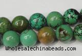 CNT354 15.5 inches 12mm round turquoise beads wholesale