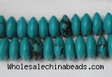 CNT364 15.5 inches 5*12mm rondelle turquoise beads wholesale