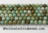 CNT417 15.5 inches 8mm round mongolian turquoise beads wholesale