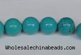 CNT42 16 inches 10mm round turquoise beads wholesale