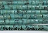 CNT527 15.5 inches 3mm - 3.5mm heishi turquoise gemstone beads