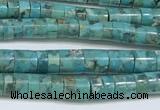 CNT528 15.5 inches 4mm - 4.5mm heishi turquoise gemstone beads