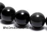 COB03 16 inches 10mm  round black obsidian gemstone beads wholesale