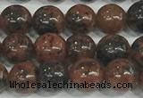 COB751 15.5 inches 6mm round mahogany obsidian beads wholesale