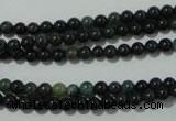 COJ300 15.5 inches 4mm round Indian bloodstone beads wholesale