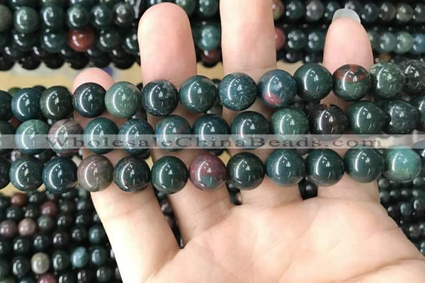 COJ333 15.5 inches 10mm round Indian bloodstone beads wholesale