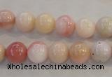 COP1062 15.5 inches 10mm round natural pink opal gemstone beads