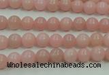 COP1211 15.5 inches 6mm round Chinese pink opal gemstone beads