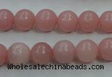 COP1213 15.5 inches 10mm round Chinese pink opal gemstone beads