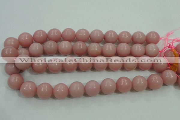 COP1217 15.5 inches 18mm round Chinese pink opal gemstone beads