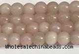 COP1240 15.5 inches 4mm round Chinese pink opal beads