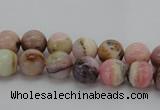 COP1251 15.5 inches 6mm round natural pink opal gemstone beads