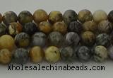 COP1380 15.5 inches 4mm round moss opal gemstone beads whholesale