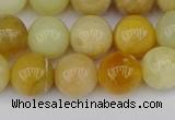 COP1428 15.5 inches 10mm round yellow opal beads wholesale