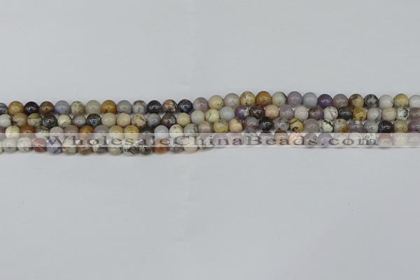 COP1510 15.5 inches 4mm round amethyst sage opal beads wholesale