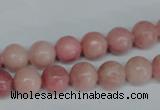 COP153 15.5 inches 10mm round pink opal gemstone beads wholesale