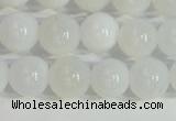 COP1615 15.5 inches 6mm round white opal gemstone beads