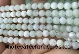 COP1635 15.5 inches 6mm round natural green opal beads