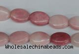 COP167 15.5 inches 15*20mm oval pink opal gemstone beads wholesale