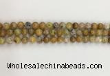 COP1670 15.5 inches 6mm round yellow opal gemstone beads