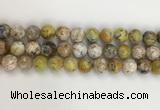 COP1673 15.5 inches 12mm round yellow opal gemstone beads