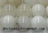 COP1731 15.5 inches 8mm round white opal beads wholesale