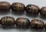 COP208 15.5 inches 13*18mm egg-shaped natural brown opal gemstone beads