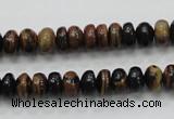 COP226 15.5 inches 5*8mm rondelle natural brown opal gemstone beads