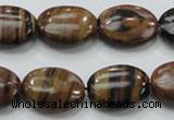 COP232 15.5 inches 15*20mm oval natural brown opal gemstone beads