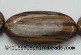 COP236 15.5 inches 25*50mm oval natural brown opal gemstone beads