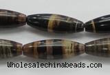 COP242 15.5 inches 10*30mm rice natural brown opal gemstone beads