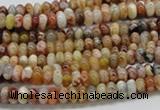 COP301 15.5 inches 2*4mm rondelle brandy opal gemstone beads wholesale